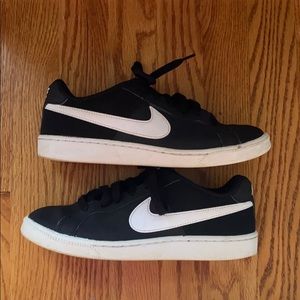 Nike “Court Royals” black and white sneaker
